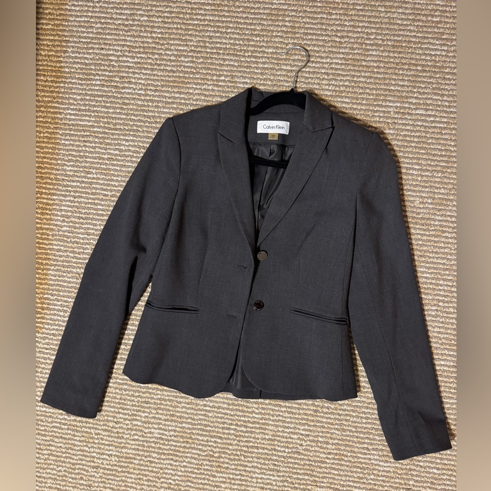 Calvin Klein Charcoal Gray Jacket